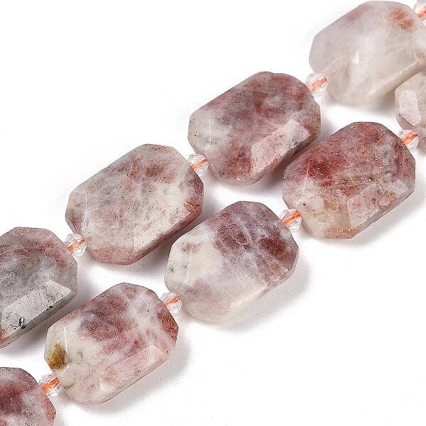 Natural Sunstone Beads Strands