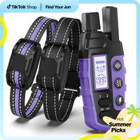 Dog Training Collar 2 Dogs-3300FT Dog Shock Collar with Remote,lP67 Waterproof E Collar for Dogs(5-120lbs) #cozyvibes #petlif...
