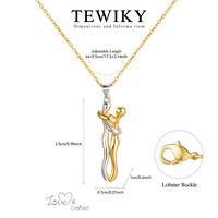 Love Style Hug Couple Necklace for Him and Her Unisex Men Hugging Pendant Necklace Jewelry Valentine's Day Gifts for Women Wi...