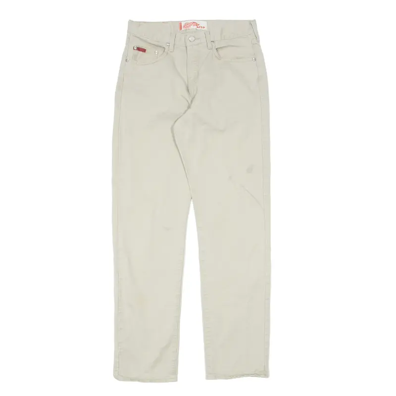 LEE COOPER LC10 Trousers Beige Regular Tapered Mens W31 L32