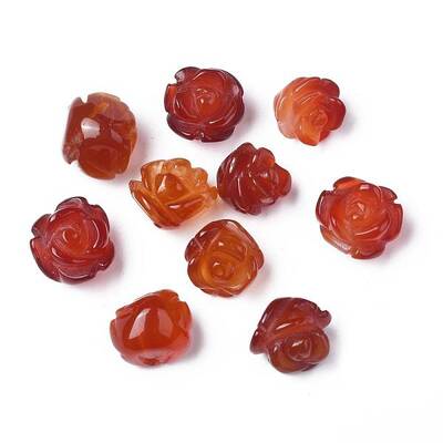 Natural Carnelian Scattered Beads