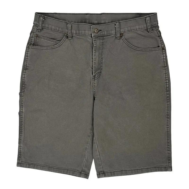 Dickies Shorts - 34W 11L Grey Cotton Blend