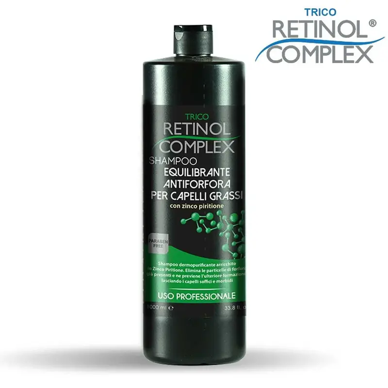 Complex keratin shampoo for greasy hair, balancing 800 ml