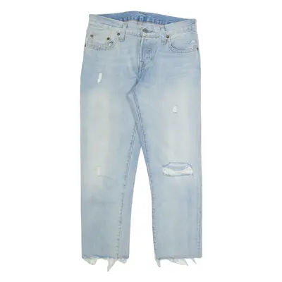 LEVI'S 501 Womens Jeans Blue Regular Straight W30 L25