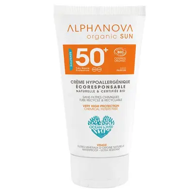 Alphanova Hypoallergenic Sun Cream Spf50+ Bio 50g