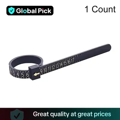 US Ring Sizer Measuring Gauge, Plastic Finger Sizing Measure Tool, Reusable Ring Sizer Measuring Tool for Jewellery, Hand Jew...