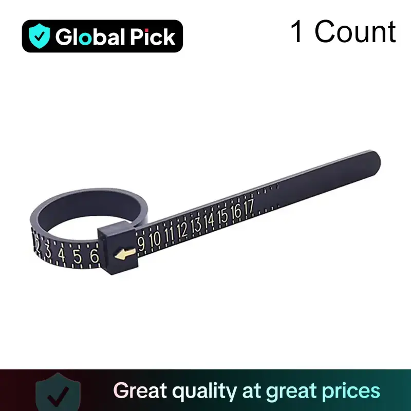 US Ring Sizer Measuring Gauge, Plastic Finger Sizing Measure Tool, Reusable Ring Sizer Measuring Tool for Jewellery, Hand Jew...