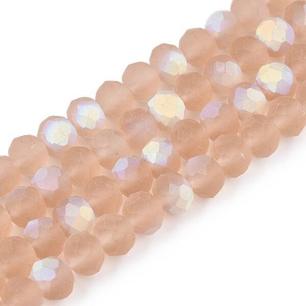 Transparent Glass Beads Strands