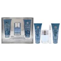 Invincible by New Brand for Men - 4 Pc Gift Set 3.3oz EDT Spray, 0.5oz EDT Spray, 4.3oz After Shave, 4.3oz Shower Gel Invinci...