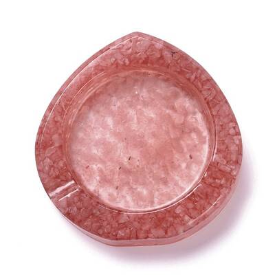 Natural Rose Quartz Ashtray