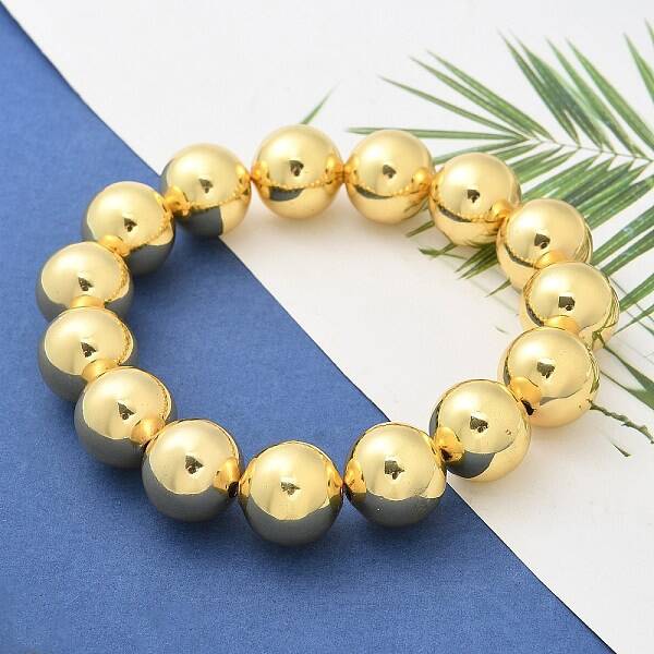 Brass Beaded Sretch Bracelets for Women