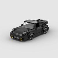 Durable Black Bird Turbo Racing Sports Car Vehicle, 359pcs/set Speed Champion Racer Building Blocks Model, Creative Car To...