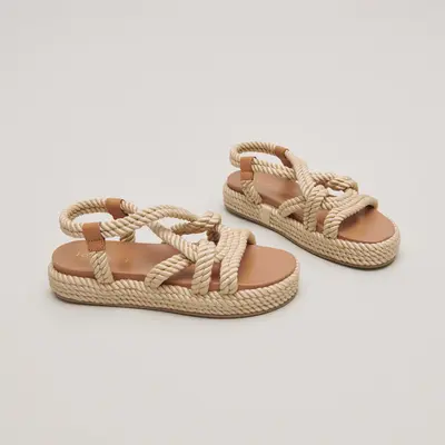 498- Wael Corde Beige | Color: BEIGE | Size: 39