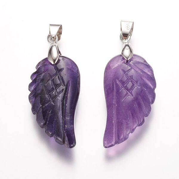 Natural Amethyst Pendants