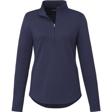 12 Promotional Women's RIGI Eco Knit Half Zip - Moisture Wicking & ...