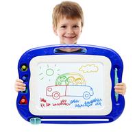 Large Drawing Board, 1 Count Large Graffiti Board with 4 Stamps and 1 Pen, Erasable Drawing Board for Daily Learning and Fu...