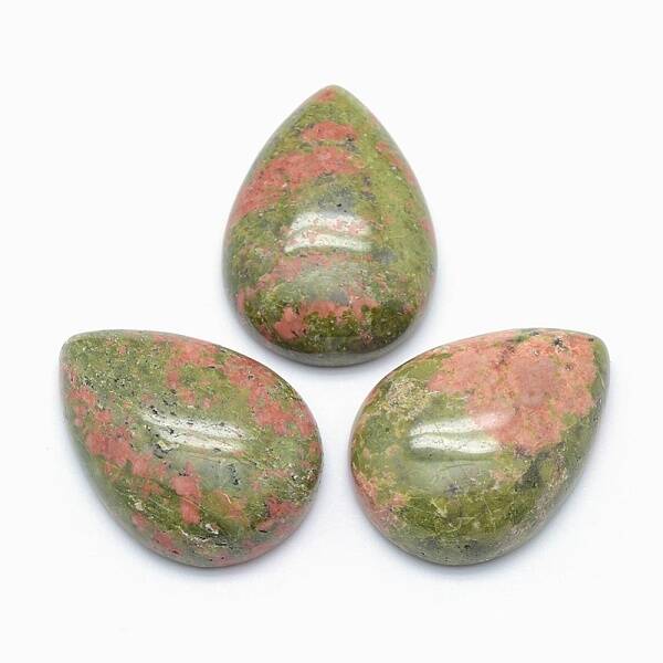 Natural Unakite Cabochons