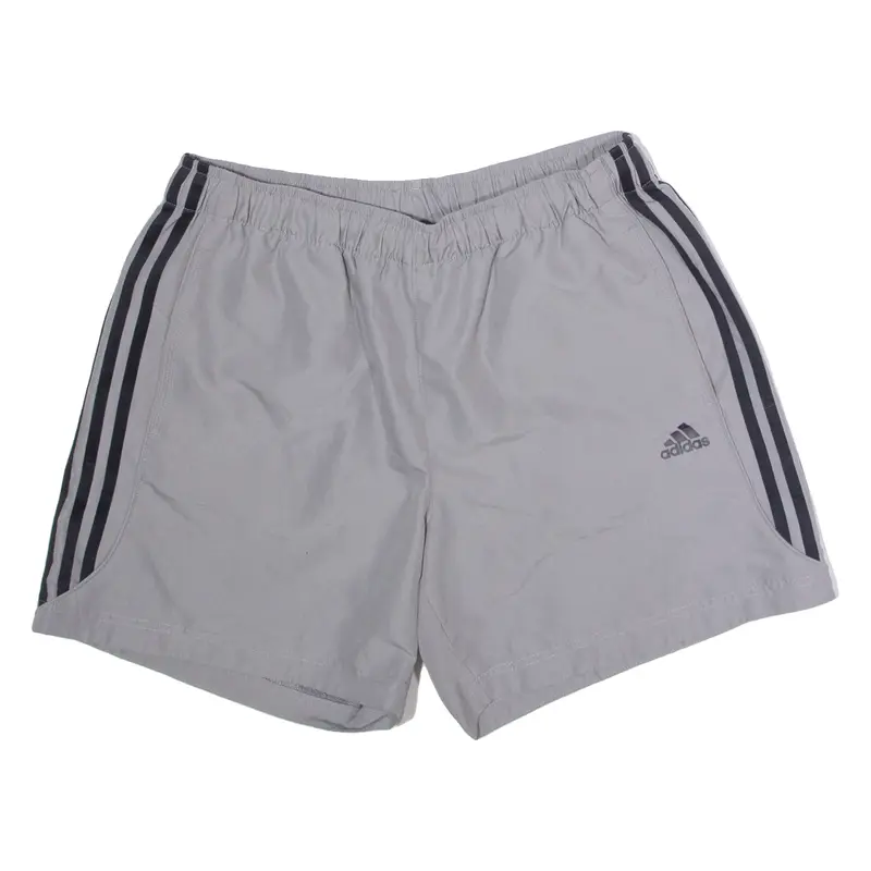 ADIDAS Mens Sports Shorts Grey L W32