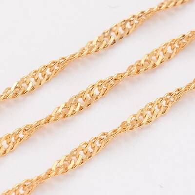 Ion Plating(IP) 304 Stainless Steel Singapore Chains