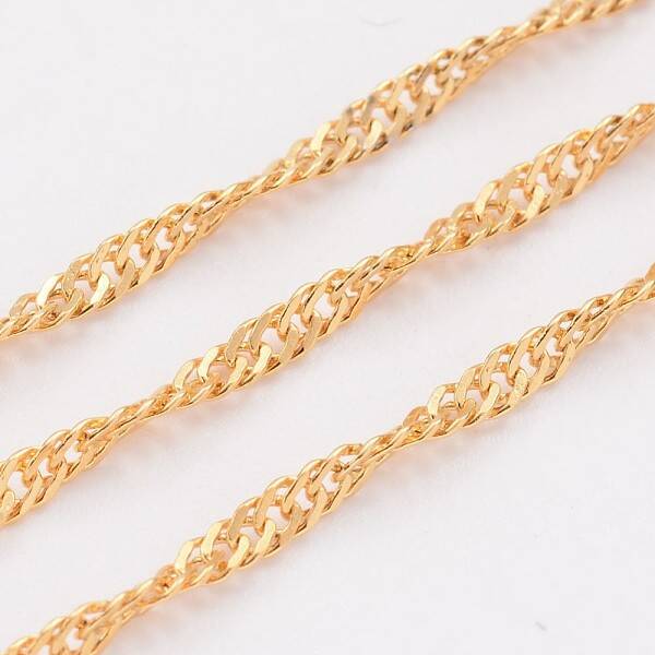 Ion Plating(IP) 304 Stainless Steel Singapore Chains