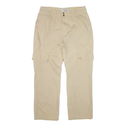 VENIZIA Cargo Trousers Beige Regular Straight Womens W34 L29