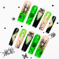 Lovful Festival Special Limited Edition Handmade Acrylic Press-On Nails For Halloween And Christmas | 10PCS Reusable,Salon Qu...