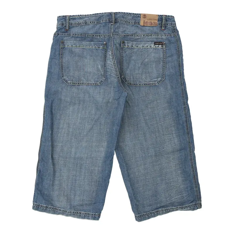 Westory Denim Shorts - 38W 20L Blue Cotton