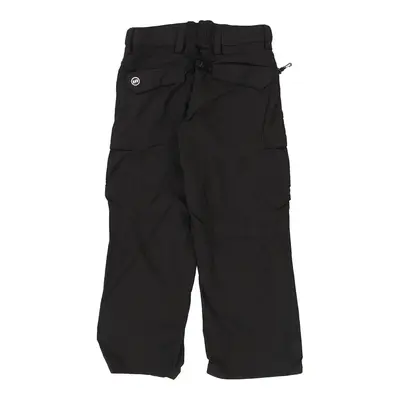 Lusty Cargo Trousers - Medium Black Nylon