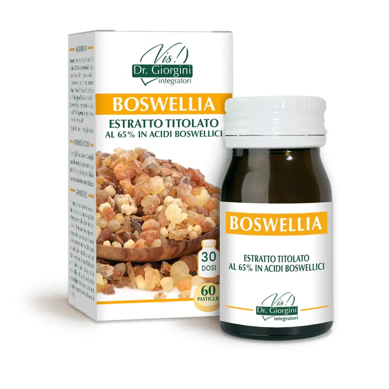 Dr Giorgini boswellia titrated extract 60 tablets of 500 mg - 30 gr