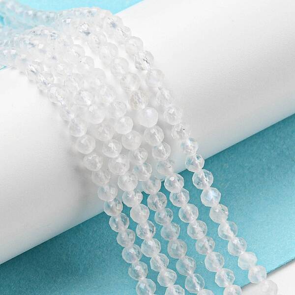 Natural Rainbow Moonstone Beads Strands