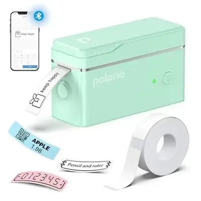 P31S Label Printer, Portable Bluetooth Label Maker, Thermal Printer for Organization, Storage, Office and Home, Gift