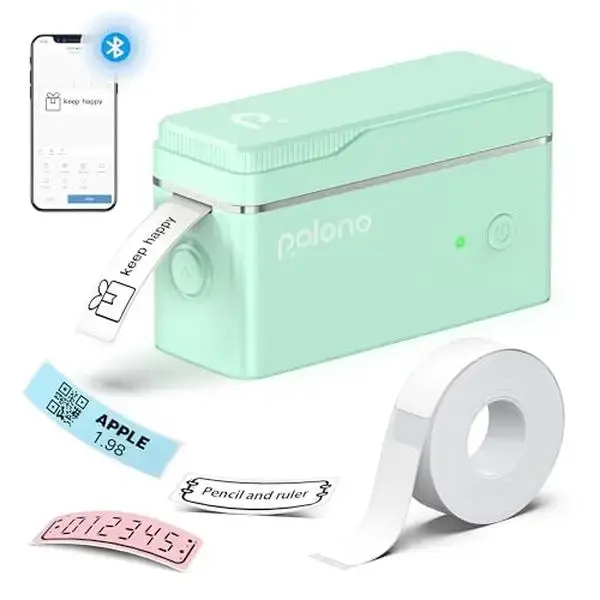 P31S Label Printer, Portable Bluetooth Label Maker, Thermal Printer for Organization, Storage, Office and Home, Gift