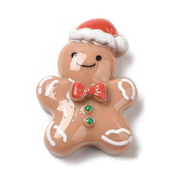Christmas Theme Opaque Resin Cabochons
