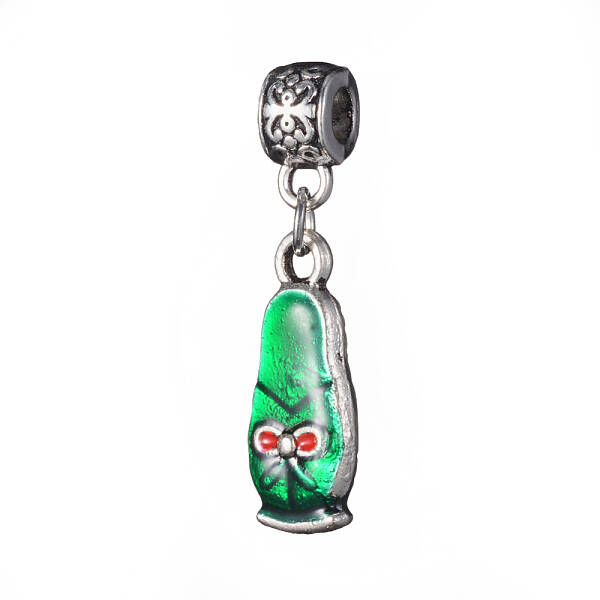 Antique Silver Plated Alloy European Dangle Charms