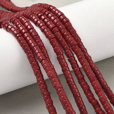 Dyed Natural Magnesite Beads Strands