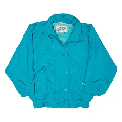 PROFILE Insulated Shell Jacket Blue Nylon 90s Womens M