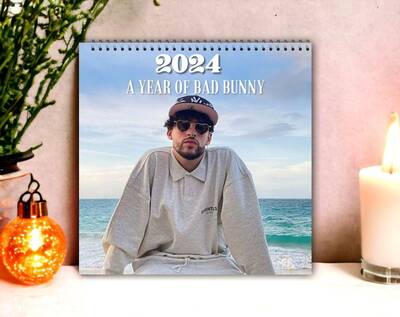 Bad Bunny Fans 2024 Wall Calendar