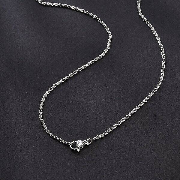 2mm Brass Rope Chain Necklaces for Men Women