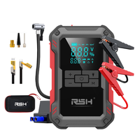 RSH JS800 Ultra-Safe Jump Starter – Starts all 12V battery vehicles. Features 150 PSI air compressor, 45W fast charging, ti...