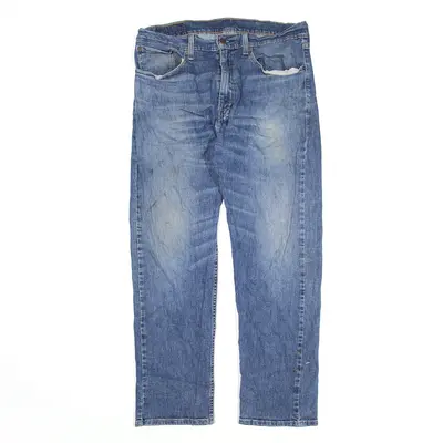 LEVI'S 505 Jeans Blue Denim Regular Straight Mens W33 L30