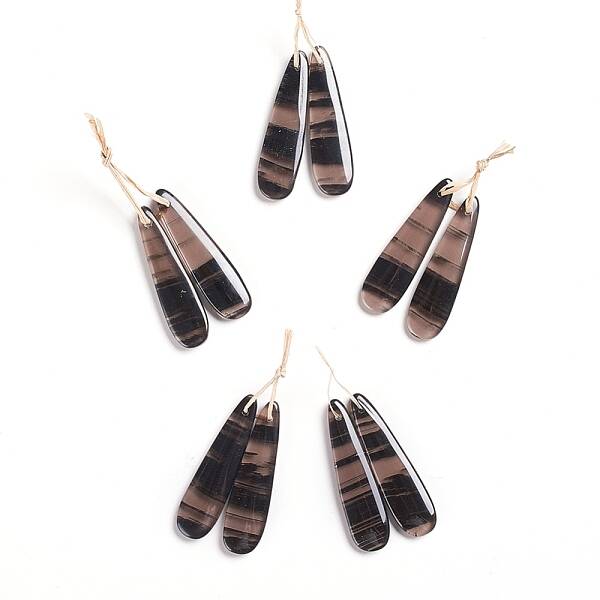 Natural Obsidian Pendants