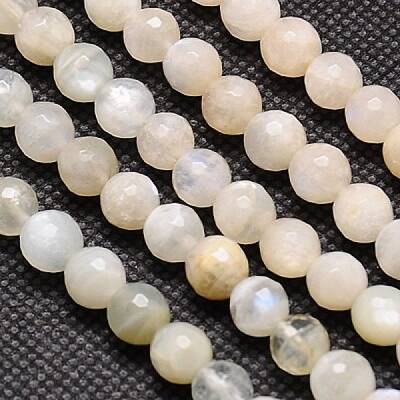 Natural White Moonstone Beads Strands
