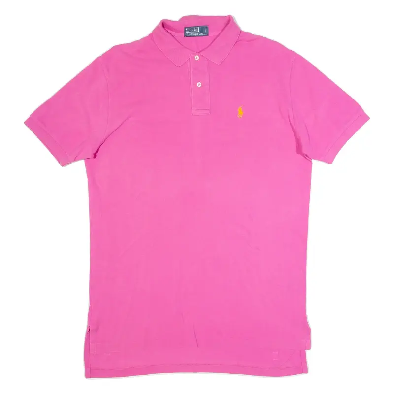 POLO RALPH LAUREN Mens Polo Shirt Pink M