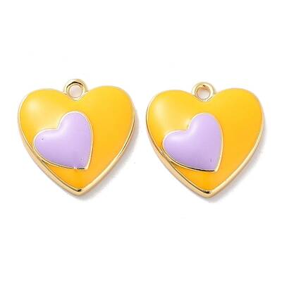 Brass Enamel Pendants