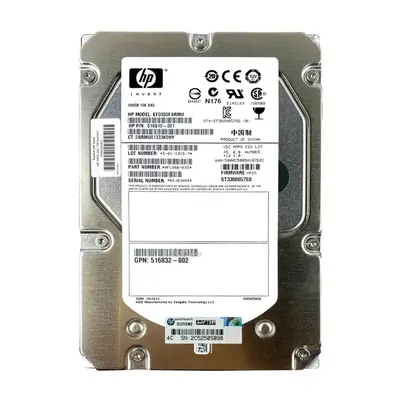418020-001 HP 300GB 3Gb/s SAS 15000 3.5-inch Hard Drive