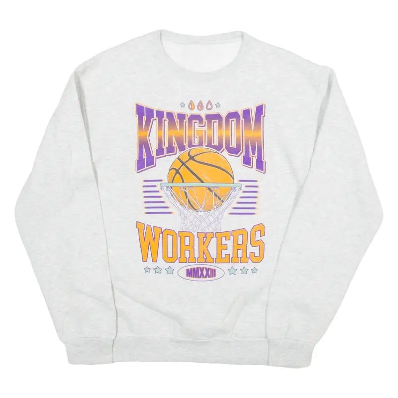 Kingdom Workers Womens Sweatshirt Grey M
