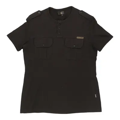 Just Cavalli T-Shirt - Large Black Cotton | Size: large