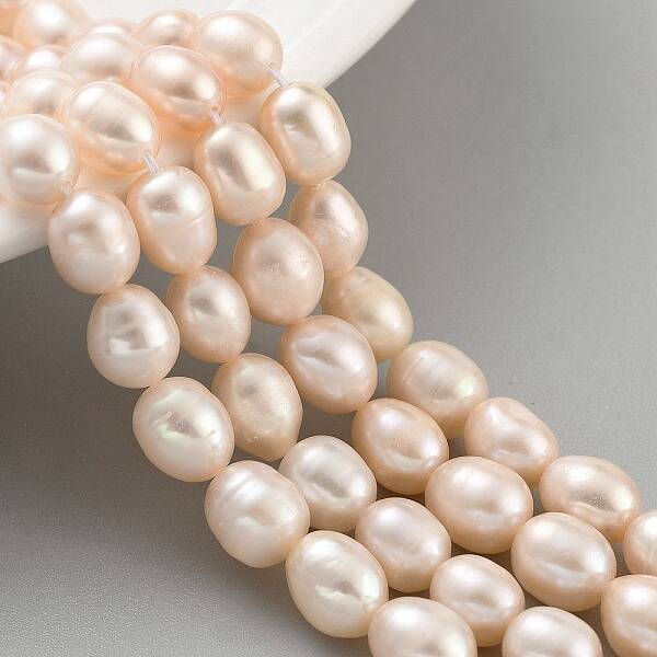 Natural Cultured Freshwater Pearl Beads Strands