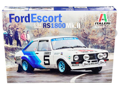 Skill 2 Model Kit Ford Escort RS 1800 Mk.II #5 Rallye Monte Carlo (1979) 1/24 Scale Model by Italeri