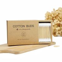 1000pcs Cleaning Cotton Swabs Pointed Round Spiral Thick Tips, Strong Wooden Sticks Cotton Swabs For Ears, Natural Cotton Bud...